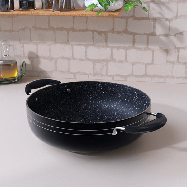 Teflon Non-Stick Kadhai/Kadai 3 Litre - The Earth Store - Cookware